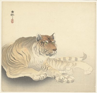 老虎 作者 Ohara Koson