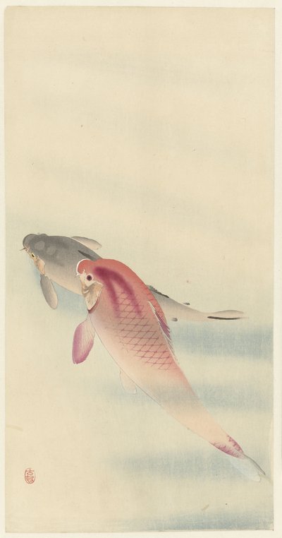 两条鲤鱼 作者 大原功臣