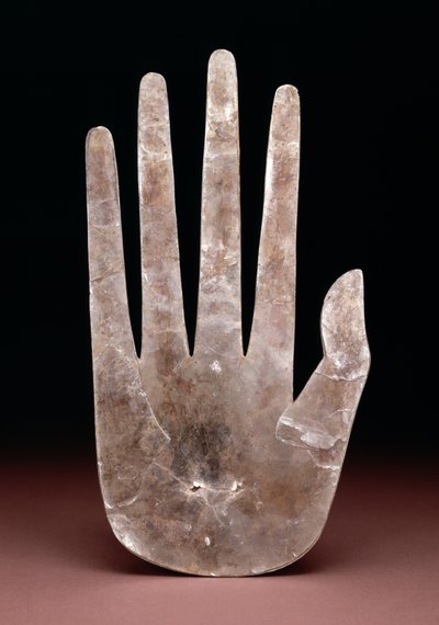 手形切口，200 BC-400 AD（云母） 作者 俄亥俄州合和文化
