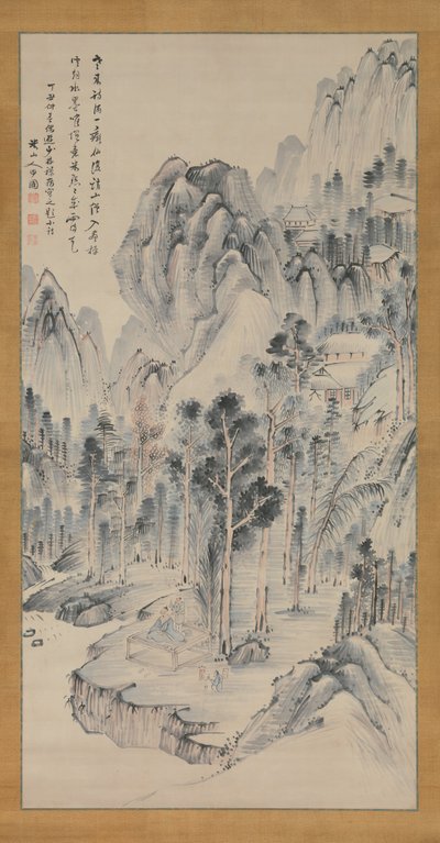 庄林寺，1817年。 作者 冈田北三进