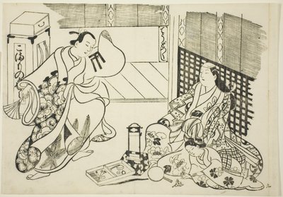 各种生活用品（Chodo zukushi），选自 "日本木偶剧的著名场景（Yamato irotake）"系列 作者 奥村昌信