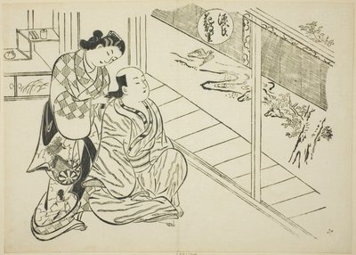 源氏物语》（源氏花千里）中的花千里章，出自源氏系列模仿作品 作者 奥村昌信
