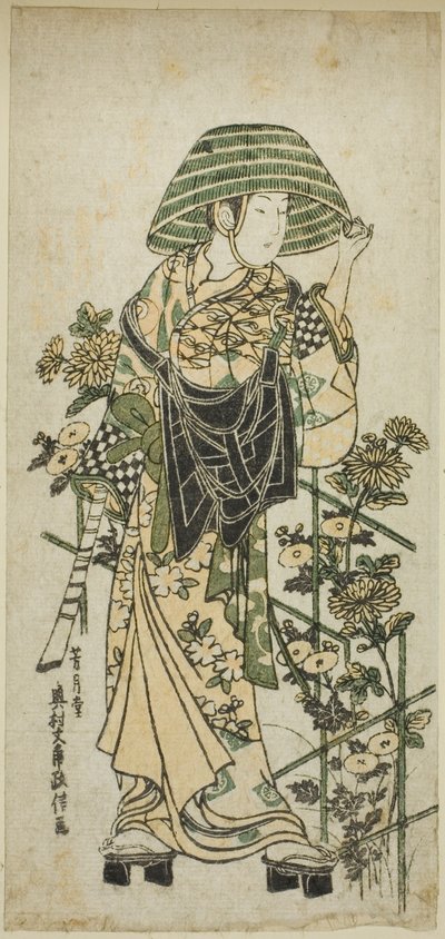 装扮成僧侣的年轻人 作者 奥村昌信