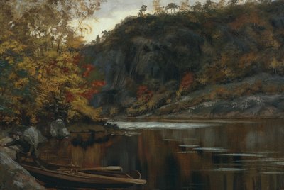 霍尔斯考基伦风景（布面油画） 作者 奥拉夫·艾萨克森