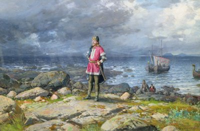 维京人（木板油画） 作者 奥拉夫·诺德利安