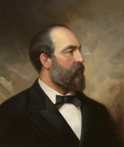 詹姆斯-加菲尔德，1881年。 作者 Ole Peter Hansen Balling