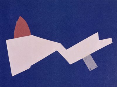 宇宙战争：奥尔加·罗萨诺娃 (Olga Rosanova) 的拼贴作品，1916 年 1 月 作者 奥尔加·弗拉基米罗芙娜·罗扎诺娃