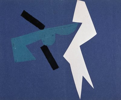 宇宙战争：奥尔加·罗萨诺娃 (Olga Rosanova) 的拼贴作品，1916 年 1 月 作者 奥尔加·弗拉基米罗芙娜·罗扎诺娃