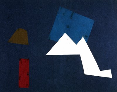 宇宙战争：奥尔加·罗萨诺娃 (Olga Rosanova) 的拼贴作品，1916 年 1 月 作者 奥尔加·弗拉基米罗芙娜·罗扎诺娃