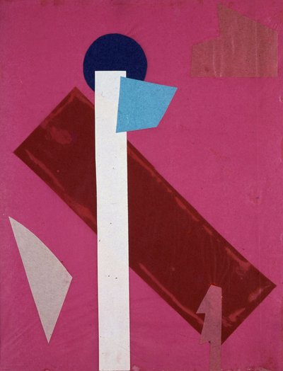 宇宙战争：奥尔加·罗萨诺娃 (Olga Rosanova) 的拼贴作品，1916 年 1 月 作者 奥尔加·弗拉基米罗芙娜·罗扎诺娃