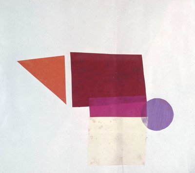 宇宙战争：奥尔加·罗萨诺娃 (Olga Rosanova) 的拼贴作品，1916 年 1 月 作者 奥尔加·弗拉基米罗芙娜·罗扎诺娃