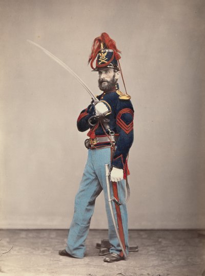 轻炮兵，军士长，1866年。 作者 奥利弗·H·威拉德。