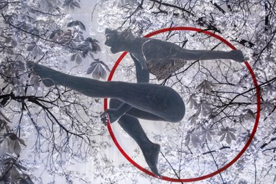 先驱者》，2021 年（混合媒介画布） 作者 