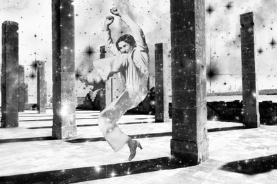 西西里空间舞蹈，2024 年（数字混合媒介） 作者 