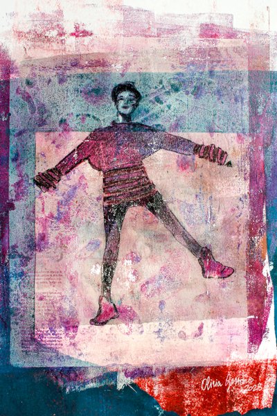 Gioia gel，2023（纸上混合媒介） 作者 