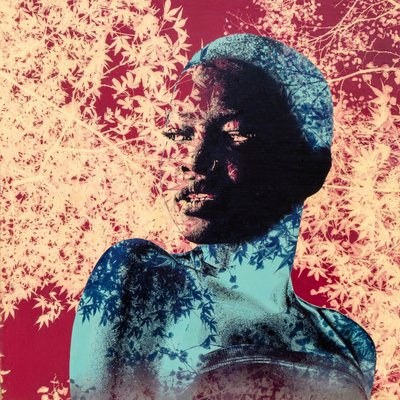 阴影中的釉彩，2021 年（混合媒介画布） 作者 