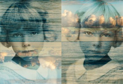 海双女孩，2022 年（数字混合媒介） 作者 