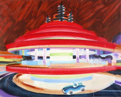 Autopia，2016年（布面丙烯） 作者 奥利维尔·莫雷尔（Olivier Morel）