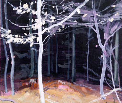 2017年4月4日的黑色颜料（布面丙烯） 作者 奥利维尔·莫雷尔（Olivier Morel）