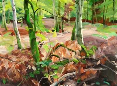 2015年11月Forêt（布面丙烯） 作者 奥利维尔·莫雷尔（Olivier Morel）