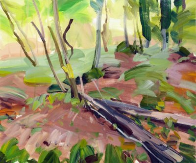 Forêt24，2017（压克力布面） 作者 奥利维尔·莫雷尔（Olivier Morel）