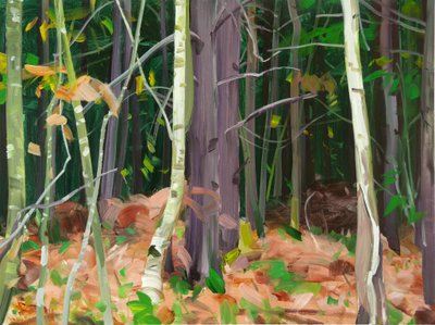 2015年7月Forêt（布面丙烯） 作者 奥利维尔·莫雷尔（Olivier Morel）