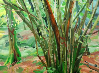 Forêt8 le-9-janvier-2015，2015（丙烯酸布面） 作者 奥利维尔·莫雷尔（Olivier Morel）