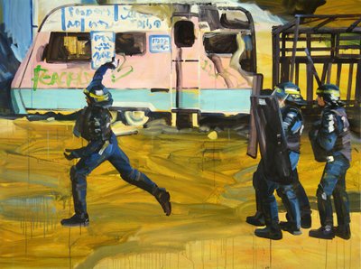 丛林之书》，2016 年（丙烯酸画布） 作者 奥利维尔·莫雷尔（Olivier Morel）
