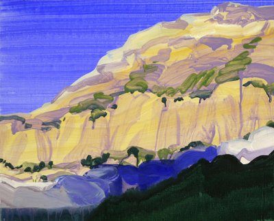 Leukerbad 10，2012 年（丙烯酸画布） 作者 奥利维尔·莫雷尔（Olivier Morel）