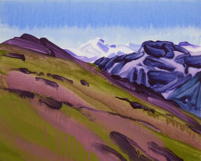 Leukerbad 18，2012 年（丙烯酸画布） 作者 奥利维尔·莫雷尔（Olivier Morel）