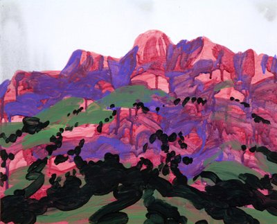 Leukerbad 19，2012 年（丙烯酸画布） 作者 奥利维尔·莫雷尔（Olivier Morel）