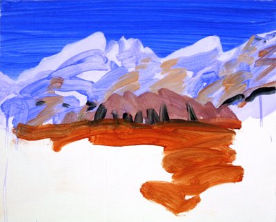 Leukerbad 21，2012 年（丙烯酸画布） 作者 奥利维尔·莫雷尔（Olivier Morel）