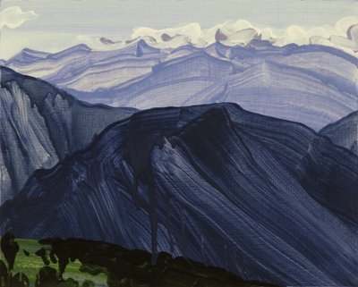 Leukerbad 28，2014 年（丙烯酸画布） 作者 奥利维尔·莫雷尔（Olivier Morel）