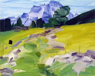 Leukerbad 36，2017（丙烯酸画布） 作者 奥利维尔·莫雷尔（Olivier Morel）