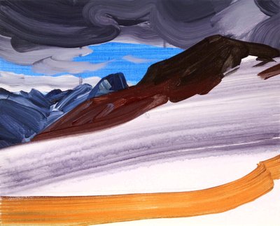 Leukerbad 5，2012 年（丙烯酸画布） 作者 奥利维尔·莫雷尔（Olivier Morel）