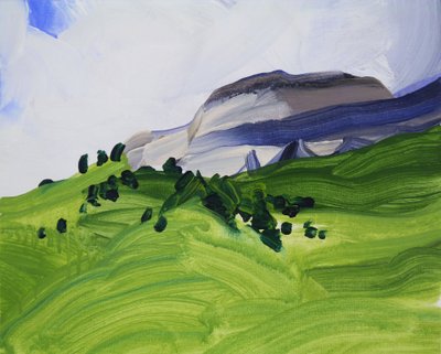 Leukerbad 9，2012 年（丙烯酸画布） 作者 奥利维尔·莫雷尔（Olivier Morel）