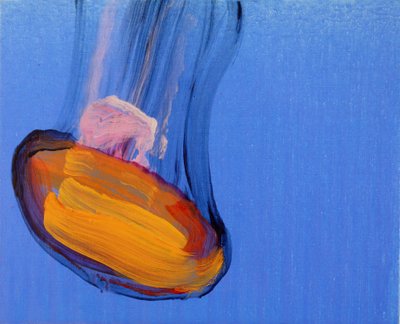 Méduses 10, 2013（丙烯酸画布） 作者 奥利维尔·莫雷尔（Olivier Morel）