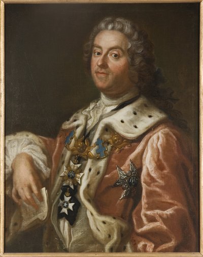 Comyte Charles Gustave de Tessin - Portrait of Carl Gustaf Tessin (1695-1770), by Arenius, Olof (1700-1766). Oil on canvas 作者 Olof Arenius
