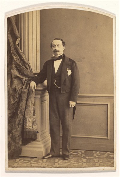 拿破仑三世皇帝，1860年3月。 作者 Olympe Aguado