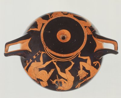 Attic Red-figure kylix，公元前500  -  450年（陶瓷） 作者 Onesimos画家