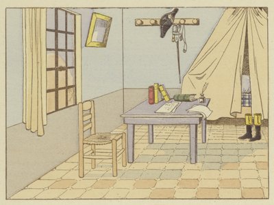 1785年，拿破仑在瓦朗斯中尉，在黎明前升起 作者 Onfray de Breville工作