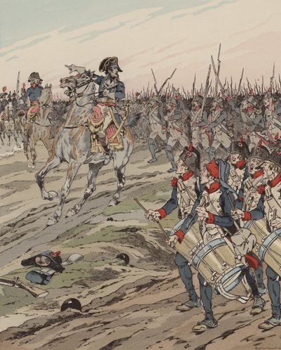 拿破仑波拿巴，士兵们！请记住，我在战场上睡个好觉 作者 Onfray de Breville工作
