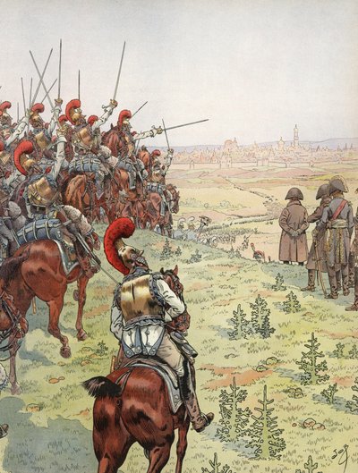拿破仑，在波罗底诺战役之前，1812年9月7日 作者 Onfray de Breville Job