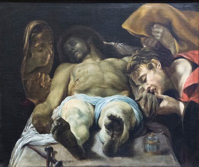 哀悼死去的基督 作者 奥拉齐奥（Orazio Borgianni）