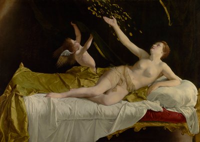 Danaë和黄金淋浴， 作者 Orazio Gentileschi