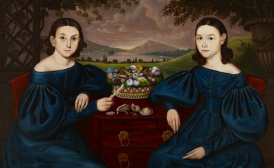 Ann和Eliza Dusenberry，1838年 作者 奥兰多一世熊