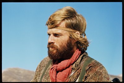 罗伯特-雷德福在片场，《耶利米-约翰逊》，1972年（照片 作者 奥兰多·苏埃罗
