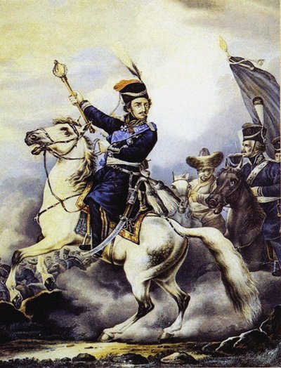 Matvei Ivanovich Platov伯爵 1757-1818年 作者 奥尔洛夫斯基
