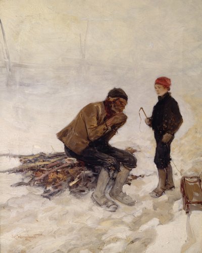 冰上的老人和男孩 作者 奥斯卡·阿诺德·韦格兰