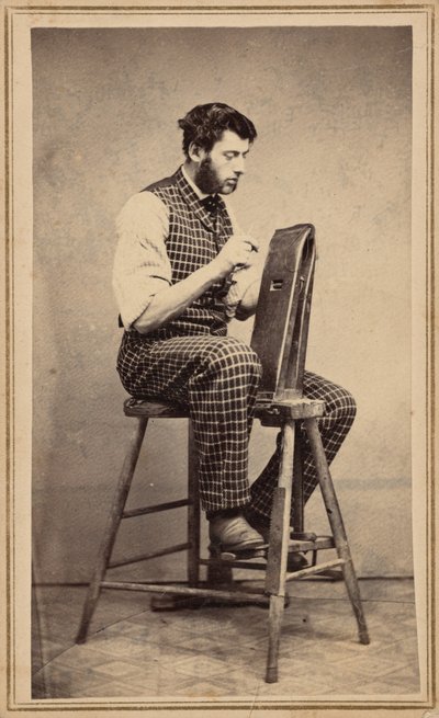 皮革工人肖像，约 1864 年（照片1864 年（照片） 作者 奥斯卡·C·巴恩斯
